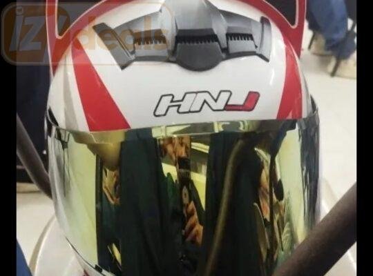 Casque de moto chat